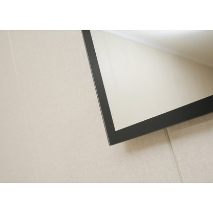 Правоъгълно огледало Inter Ceramic 60x90 cm матово черно