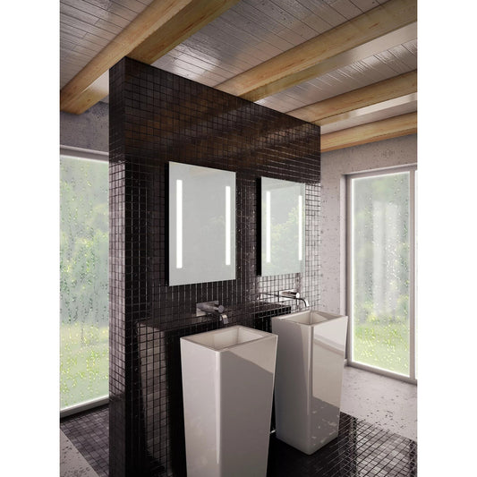 LED правоъгълна огледало Dubiel Vitrum Bono 50x70 см
