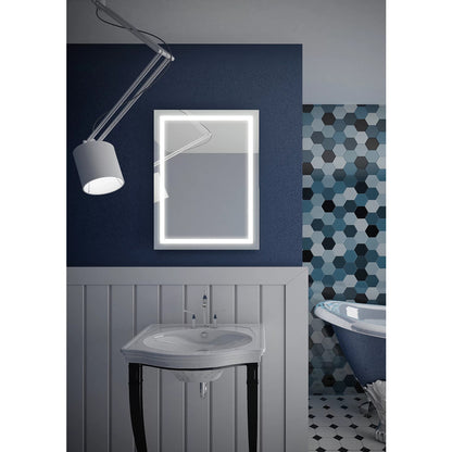 LED огледало с права форма Dubiel Vitrum Focus 60x80 см