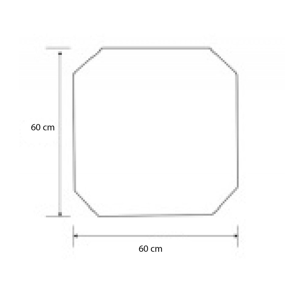 Огледало осмоъгълно Inter Ceramic 60x60 cm