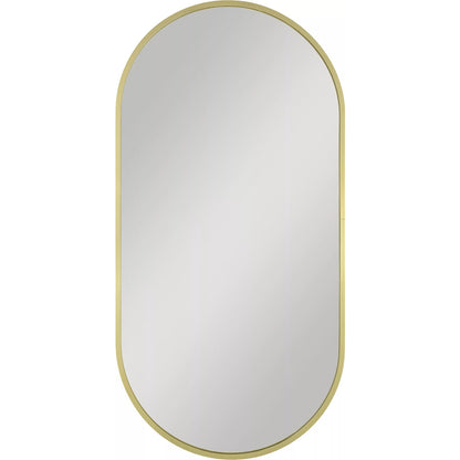 Reversible Oval Mirror Dubiel Vitrum Joy Gold 40x80 cm