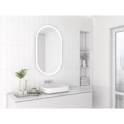 LED овално огледало Dubiel Vitrum Cafe 60x100 см