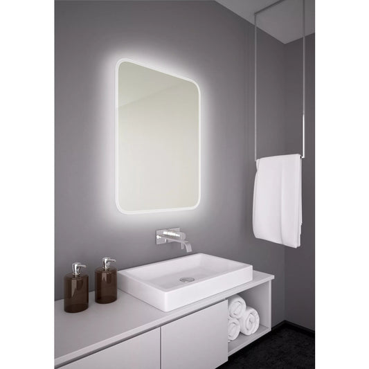 LED реверсивно квадратна огледало Dubiel Vitrum Senso 60x60 см