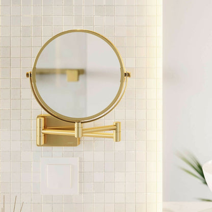 Златна огледало за бръснене Hansgrohe AddStoris
