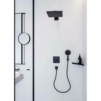 Hansgrohe AddStoris Chrome Shaving Mirror with Magnifying Glass