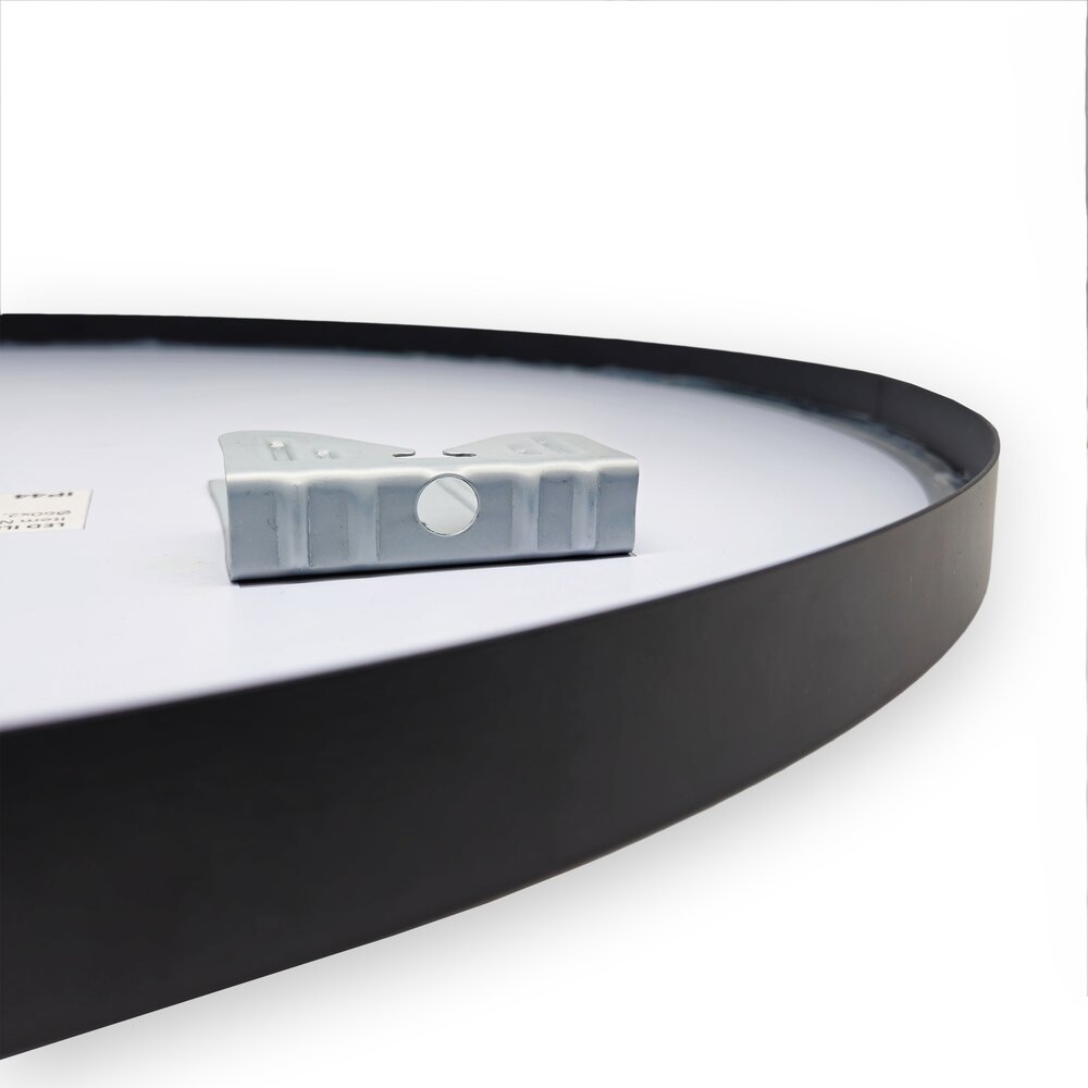 Кръгло огледало Balneo Corina 80 cm с черна рамка