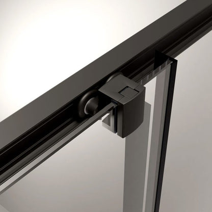 Комплект душ кабина Alienta Black C 80x80 cm, душ тава Rodos C Compact бяла и черен сифони