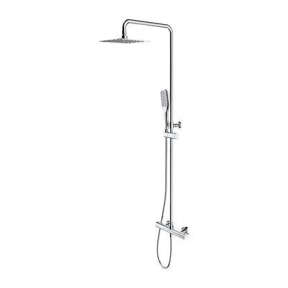 Ideal Standard Connect 2 Shower Cabin Package Chrome 80x80 and OMNIRES Y Shower Column Chrome