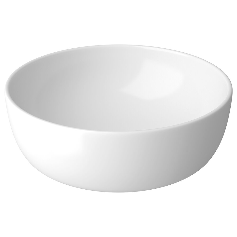 Cersanit Moduo White Countertop Sink Package 40 cm, Rea Lungo Gold Faucet and Gold Click-Clack Sink Drain