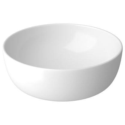Cersanit Moduo White Countertop Sink Package 40 cm, Rea Lungo Gold Faucet and Gold Click-Clack Sink Drain