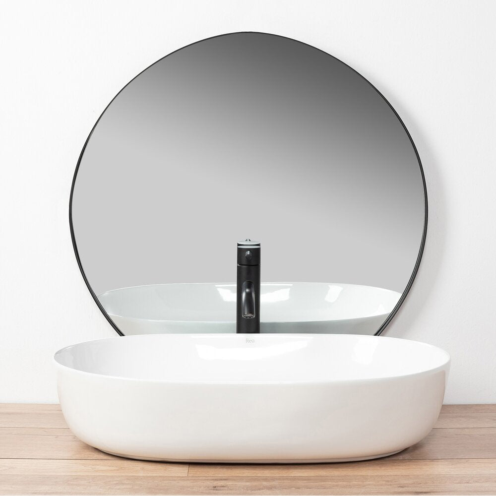 Пакет за мивка Rea Cleo бял 61 см, смесител Hansgrohe Vernis Blend хром и вентил Click-Clack хром