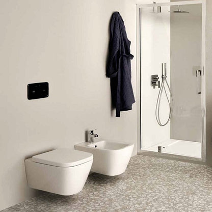 Комплект рамка за инсталация Geberit Kombifix, тоалетна за окачен монтаж Ideal Standard I.life B и батерия за бидет Omnires Y хром