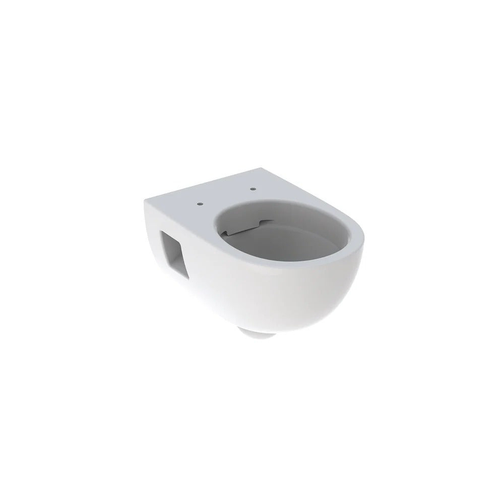 Комплект резервуар за WC с вградено шаси Geberit Duofix и окачена тоалетна чиния Geberit Selnova с меко затваряне капак Geberit Selnova