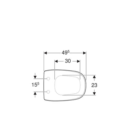 Комплект вграден резервоар Geberit Duofix с рамка и висяща тоалетна чиния Geberit Citterio Rimfree бяла и капак за тоалетна Geberit Citterio