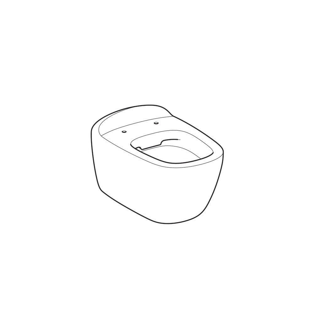 Комплект вграден резервоар Geberit Duofix с рамка и висяща тоалетна чиния Geberit Citterio Rimfree бяла и капак за тоалетна Geberit Citterio