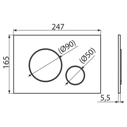 Пакет за окачен санитарен възел Rea, капак softclose, рамка за монтаж Alcadrain Sadromодул и клапа Alcadrain черна