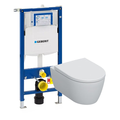 Пакет за стенен тоалет Geberit iCon и вградена казанче Geberit Duofix Sigma UP320
