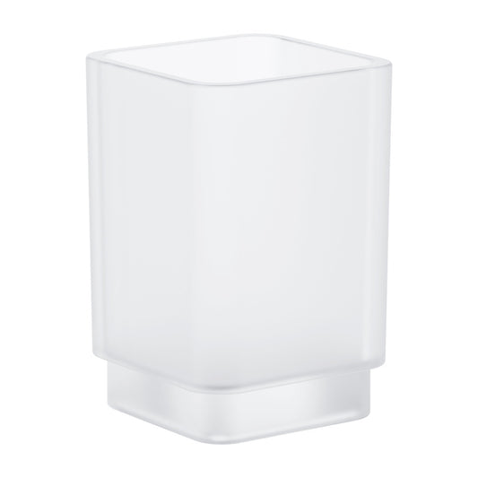 Grohe Selection Cube White Matte Glass