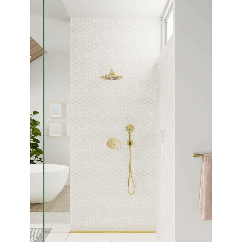 Hansgrohe Croma 280 Shower Head 1 Jet Glossy Gold