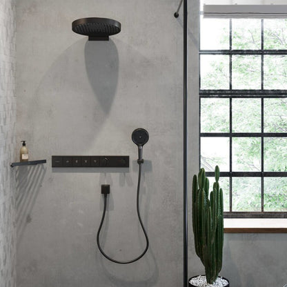 Душ глава Hansgrohe Rainfinity 360 с 3 струи, матово черно без Ibox