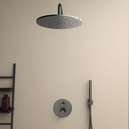 Ideal Standard IdealRain 300 mm Shower Head Grey Magnetic Grey 1 Function