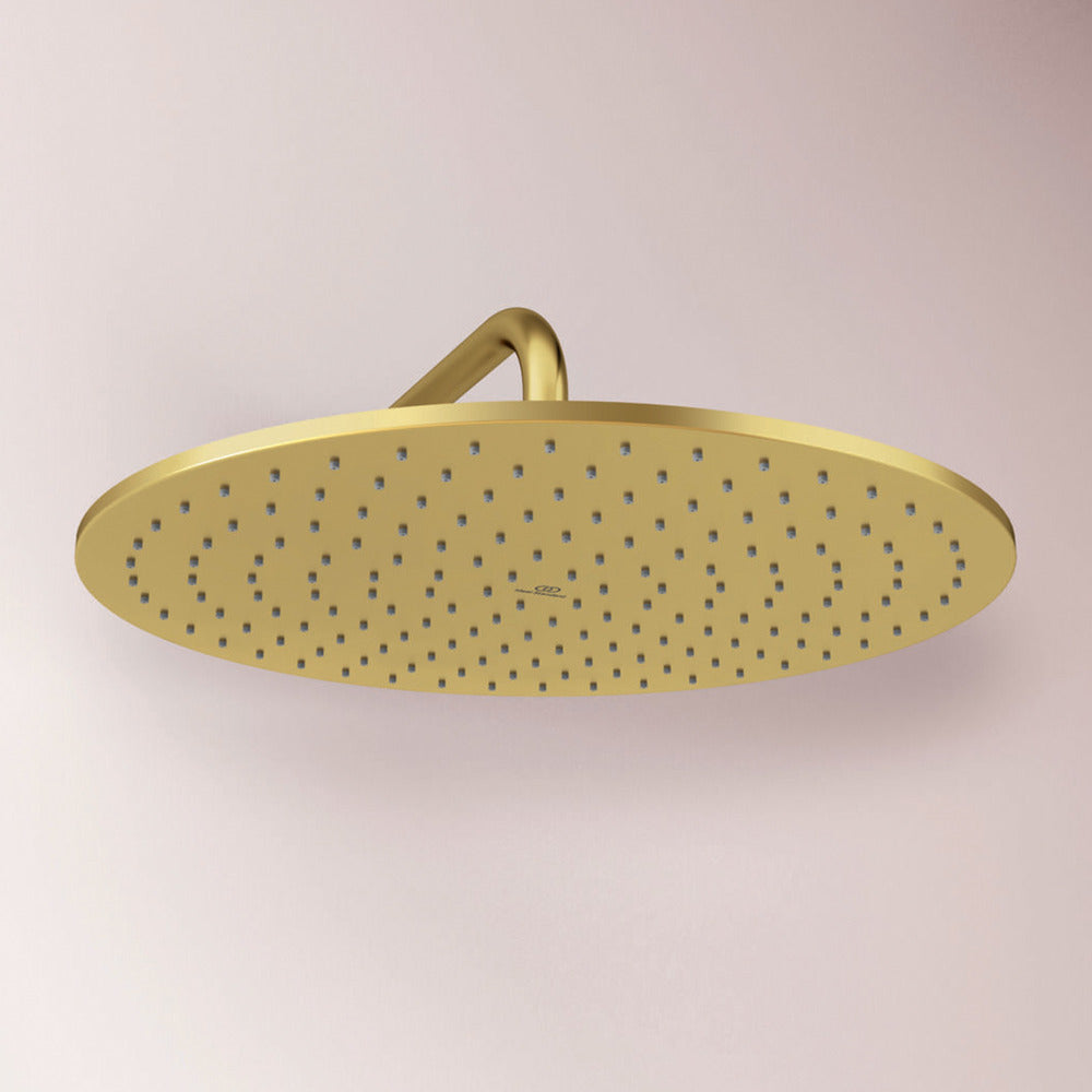 Ideal Standard IdealRain 400 mm Shower Head Gold Brushed 1 Function