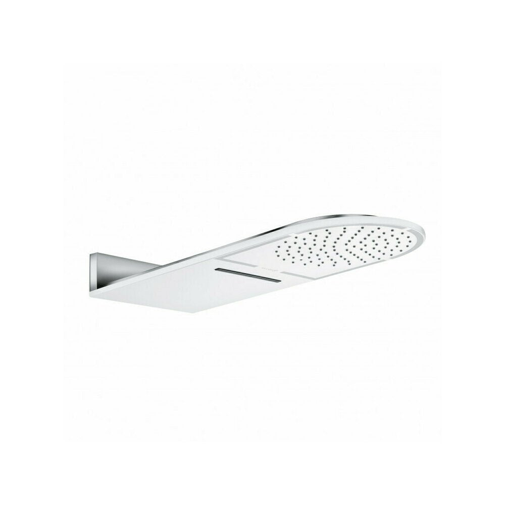 Wall-Mounted Shower Head Kludi A-QA Rain 250 mm 2 Jets White
