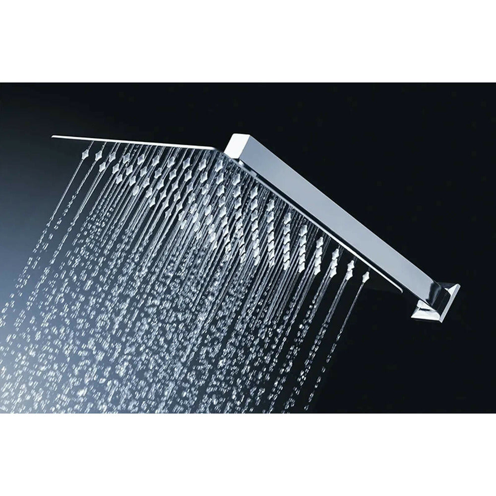 Rea Square Ultra Slim Square Shower Head 200x200 mm Chrome Gloss Finish