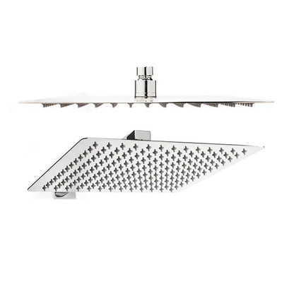 Rea Square Ultra Slim Square Shower Head 200x200 mm Chrome Gloss Finish