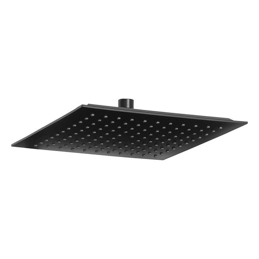 Invena Svart Square Shower Head 250x250 mm Matte Black