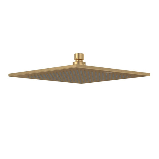 Квадратен душ глава Villeroy&Boch Universal 25x25 cm матово злато 1 функция