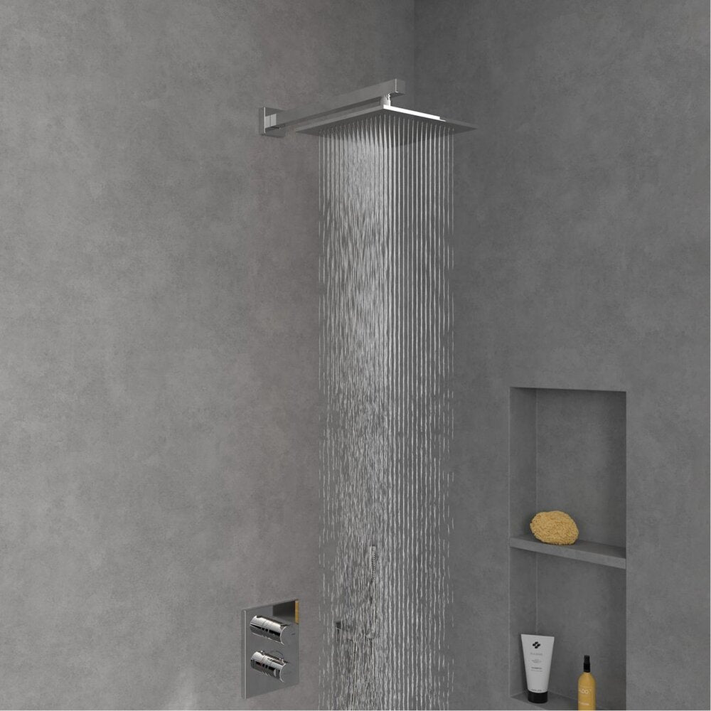 Квадратен душ глава Villeroy&Boch Universal 25x25 cm хром гланц 1 функция