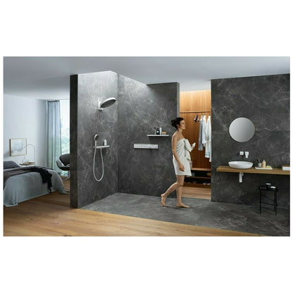 Светеща глава за душ Hansgrohe Rainfinity 250 матово бяло 1 функция
