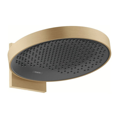 Hansgrohe Rainfinity 360 Round Shower Head Brushed Bronze 1 Function