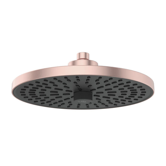 Round Aluminum Shower Head Ideal Standard Alu+ Matte Rose 2 Functions