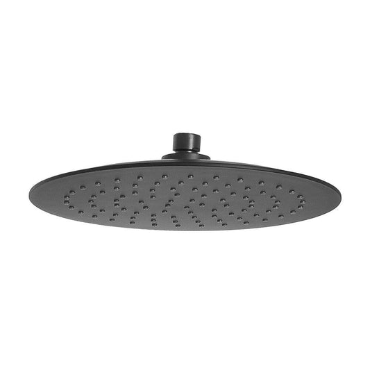 Invena Musta Round Shower Head 250 mm Matte Black