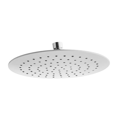 Invena Tinos Round Shower Head 230 mm Chrome - White