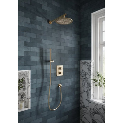 Кръгла душ глава Villeroy&Boch Universal 25 cm с brushed nickel 1 функция