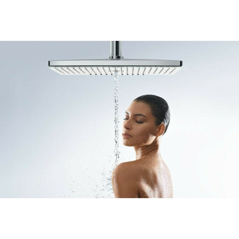 Душова глава Hansgrohe Rainmaker Select 460 бяла - хром 3 функции