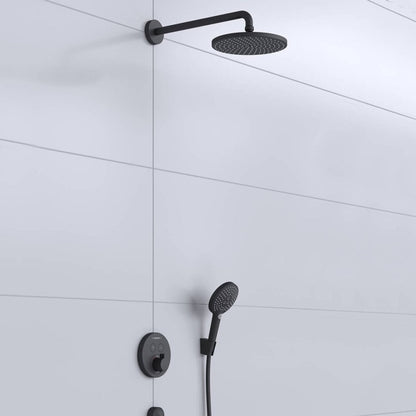 Смесител за душ Hansgrohe Raindance S PowderRain черен мат 1 функция