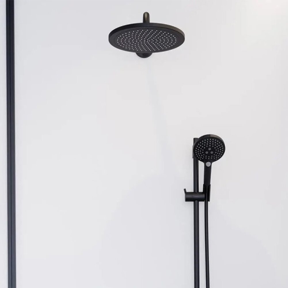 Смесител за душ Hansgrohe Raindance S PowderRain черен мат 1 функция