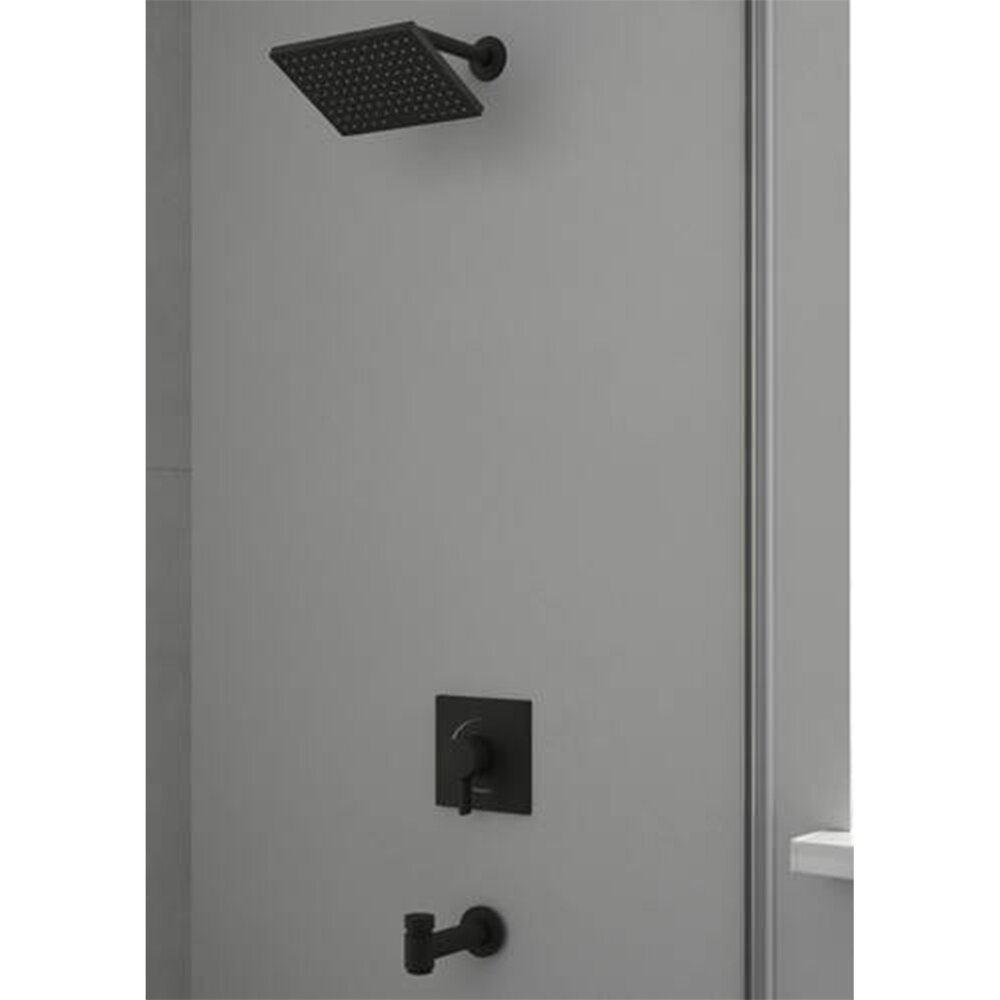 Смесител за душ Hansgrohe Vernis Shape 230x170 mm черен мат 1 функция