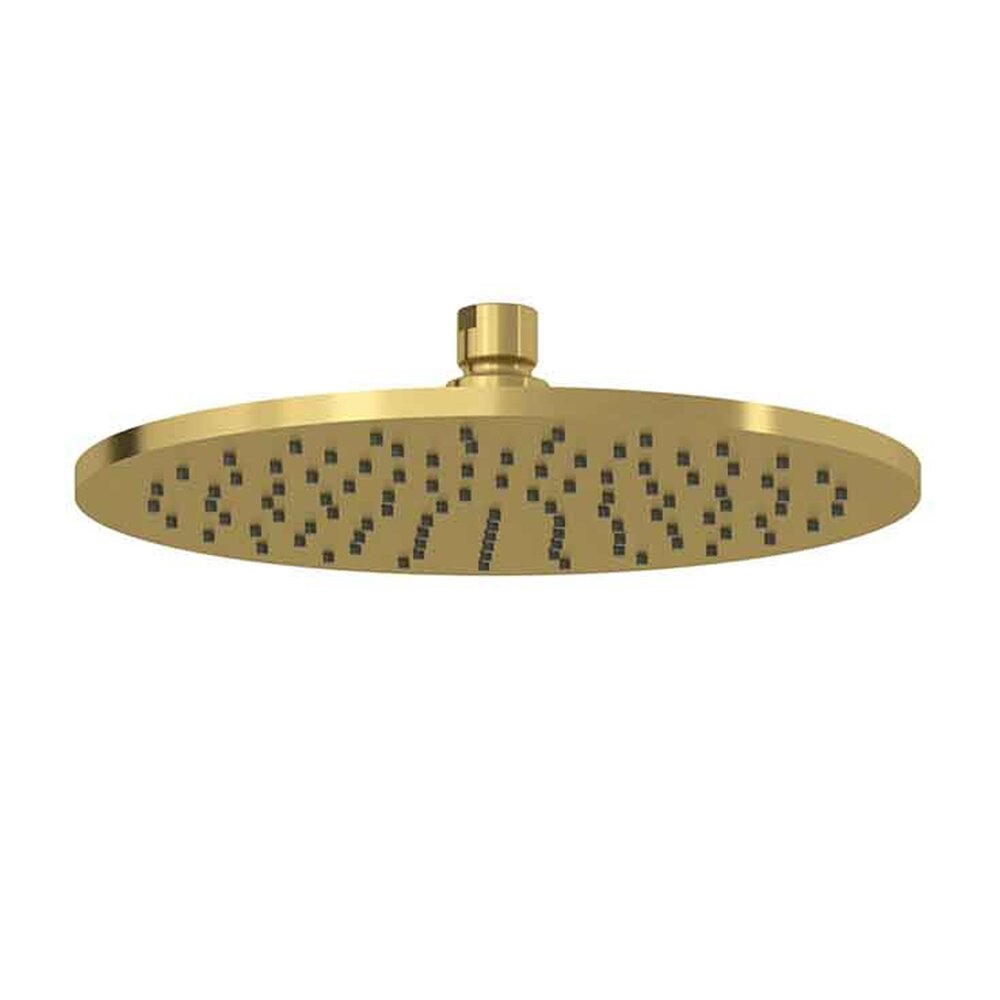 Кръгла душ глава Kludi A-QA 25 cm с матово златно покритие, 1 функция
