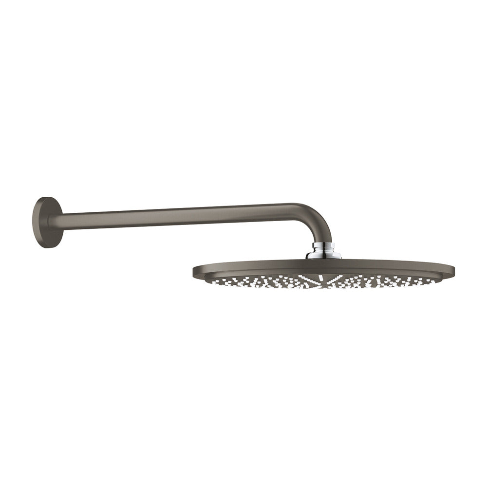 Grohe Rainshower Cosmopolitan 310 Shower Head and Arm in Hard Graphite