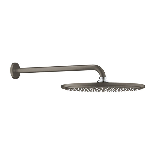 Grohe Rainshower Cosmopolitan 310 Shower Head and Arm in Hard Graphite