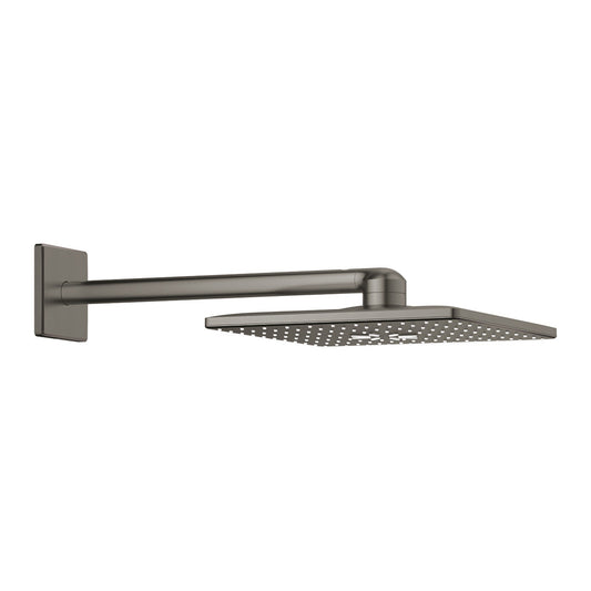 Grohe Rainshower Mono Cube 310 Shower Head and Arm in Hard Graphite