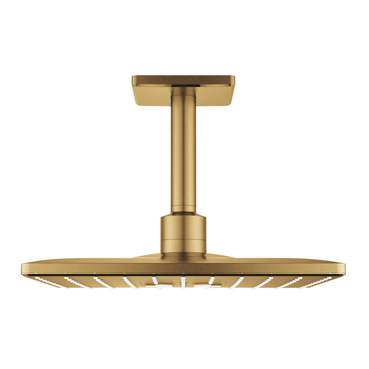 Душова глава и рамо Grohe Rainshower Mono Cube 310 златист мат Cool Sunrise 2 функции
