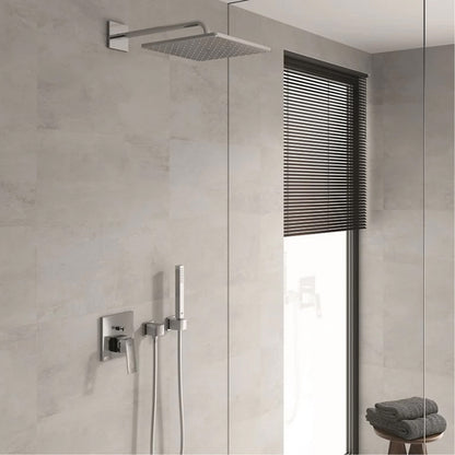 Grohe Rainshower Mono Cube 310 Shower Head and Arm Chrome Glossy 1 Function
