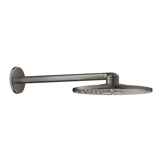 Grohe Rainshower SmartActive 310 Shower Head and Arm in Hard Graphite with 2 Functions