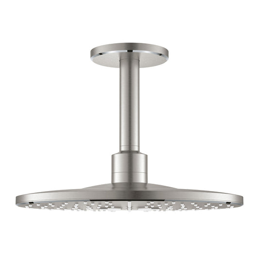 Grohe Rainshower SmartActive 310 Shower Head and Arm with 2 Functions Supersteel